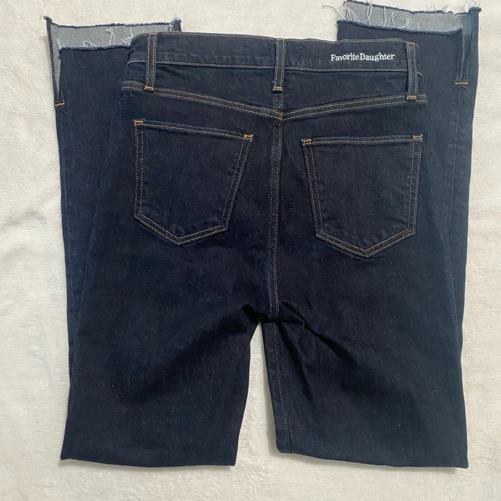 Favorite Daughter Dark blue Valentina tower Straight Leg Jeans 28 - Picture 6 of 8